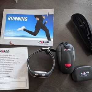 Polar Fitness Tracker with Black Strap